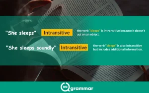 what is intransitive verb example, Keugrammar