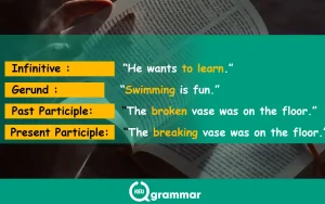 non finite verb example,keugrammar