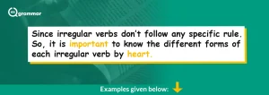 What is irregular verb, keugrammar