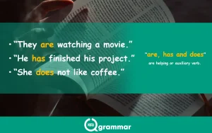 definition of helping verb, keugrammar