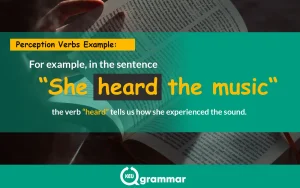 what is perception verb, keugrammar