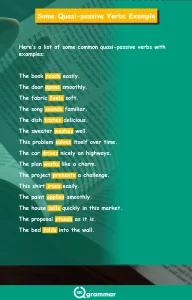 what is quasi passive, keugrammar